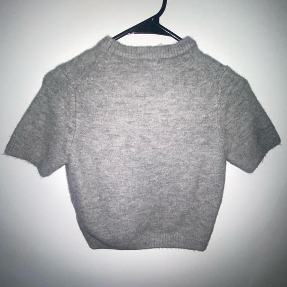 SHORT SLEEVED KNIT SWEATER - Picture 4 of 6